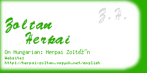 zoltan herpai business card
